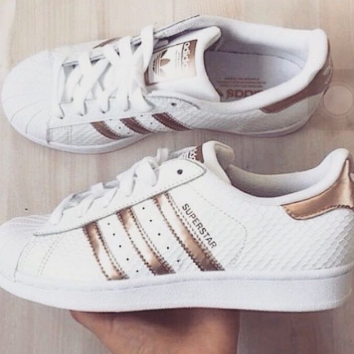 adidas superstar doré rose