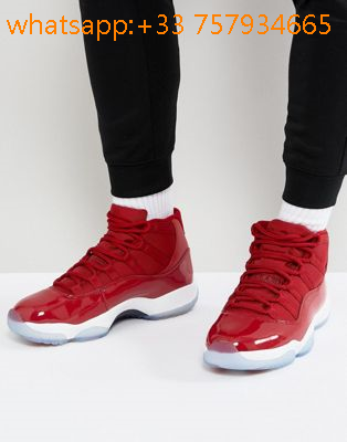 jordan 11 femme rouge